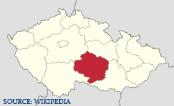 Kraj Vysočina mapa