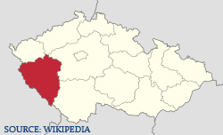 Plzeňský kraj mapa